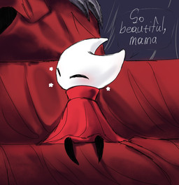 anthro blush cloak clothing duo eyes_closed female red_cloak red_clothing red_fabric stroking_face text young boopie hollow_knight:_silksong hollow_knight_(franchise) team_cherry herrah_(hollow_knight) hornet_(hollow_knight) arachnid arthropod insect 2025 english_text hi_res daughter_(lore) mother_(lore) mother_and_child_(lore) mother_and_daughter_(lore) parent_(lore) parent_and_child_(lore) parent_and_daughter_(lore)