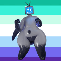 andromorph andromorph_humanoid big_butt big_tail black_body black_skin blue_body blue_skin butt electronics for_a_head gradient_arms gradient_body gradient_legs grey_body grey_skin huge_hips intersex intersex_humanoid lgbt_pride machine multicolored_body multicolored_skin pride_color_background pride_colors screen screen_face simple_background solo standing tail tapering_tail television two_tone_body two_tone_skin vincian_pride_colors wide_hips bacility lgbt_pride_month beep_(bacility) humanoid object_head robot robot_humanoid screen_head tv_head 1:1 2025 3d_(artwork) blender_(artwork) digital_media_(artwork) hi_res andromorph_(lore)