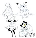 anthro areola black_sclera breasts female group nipple_piercing nipples open_mouth piercing yellow_sclera zwitterkitsune nintendo pokemon frosmoth galarian_form galarian_meowth generation_3_pokemon generation_4_pokemon generation_8_pokemon kyogre legendary_pokemon mismagius pokemon_(species) regional_form_(pokemon) 2020 digital_media_(artwork) monochrome signature spot_color