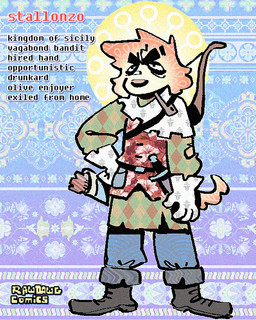 anthro boots bottomwear bow_(weapon) clothing dagger floppy_ears footwear fur gloves half-closed_eyes handwear male medieval_clothing melee_weapon narrowed_eyes pants quiver_(object) ranged_weapon shirt shoes solo text tobacco_pipe topwear tunic weapon yellow_body yellow_fur rawdawgcomics stahli_(rawdawgcomics) bird_dog canid canine canis domestic_dog golden_retriever hunting_dog mammal retriever 4:5 english_text hi_res