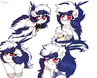 accessory alternate_universe bent_legs big_head black_clothing black_jacket black_topwear blue_dress_shirt blue_mane blue_necktie blue_tail clenched_teeth closed_frown closed_smile clothed clothed_female clothed_feral clothing content_smile cutie_mark ears_down eye_through_hair eyelashes feathered_wings feathering feathers female female_feral feral fluffy_ears flying folded_wings frown fur furrowed_eyebrows grey_hooves grey_inner_ear_fluff grumpy hair hoof_on_face hoof_on_own_face hooves inner_ear_fluff jacket lidded_eyes light long_mane long_tail looking_up mane mouth_closed multicolored_mane necktie no_eyebrows no_pupils nude nude_female open_mouth pink_eyes pivoted_ears police police_officer quadruped sad simple_background smile solo standing tail tan_background teeth text thin_eyebrows tired_eyes topwear translucent translucent_hair tuft two_tone_mane two_tone_tail unguligrade white_background white_body white_feathers white_fur white_mane white_tail white_wings wings rayrage friendship_is_magic hasbro my_little_pony my_little_pony:_pony_life mythology fan_character rachel_rage equid equine horse mammal mythological_creature mythological_equine pegasus pony 2020 5:4 artist_name colored digital_drawing_(artwork) digital_media_(artwork) english_description lighting multiple_images shaded