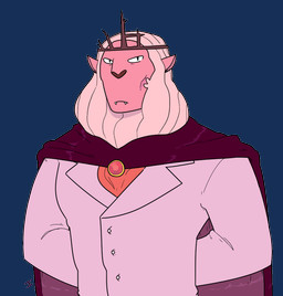 anthro cape clothed clothing crown fangs fur headgear male mane pink_body pink_fur pointy_ears solo suit teeth toony topwear discount-supervillain adventure_time cartoon_network steven_universe lion_(steven_universe) vampire_king felid lion mammal pantherine vampire alpha_channel digital_media_(artwork)