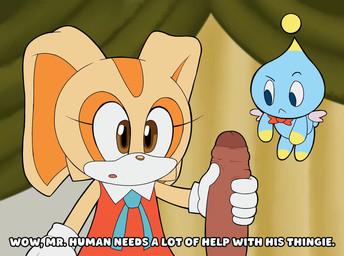 5_fingers age_difference anthro being_watched blue_body clothed clothing curious dialogue dress erection female fingers genitals gloves group handjob handwear humanoid_genitalia humanoid_penis looking_at_another male nude orange_body penile penis sex text trio wings young young_anthro young_female kriptido sega sonic_the_hedgehog_(series) cheese_the_chao cream_the_rabbit chao_(sonic) human lagomorph leporid mammal rabbit 2026 animated english_text hi_res no_sound short_playtime video