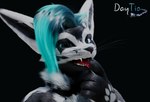 ambiguous_gender anthro fur hair licking pose posed smile solo tongue tongue_out white_body white_fur daytia c4d canid canine fox mammal rexouium 3d_(artwork) cinema_4d_(artwork) digital_media_(artwork) hi_res portrait male_(lore)