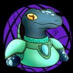 anthro female solo spacesuit vagoncho teenage_mutant_ninja_turtles teenage_mutant_ninja_turtles_(2012) mona_lisa_(tmnt_2012) alien amphibian salamandrian 1:1 2020 alpha_channel headshot_portrait icon low_res portrait