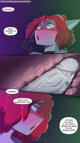 anthro anthro_on_anthro anthro_penetrated anthro_penetrating blush blush_lines bodily_fluids dialogue duo female female_penetrated genitals green_eyes hair internal male male/female male_penetrating penetration piercing red_hair sex simple_background text vaginal x-ray_view lizzard_sama rowan_(kai_the-shark) serena_(kai_the-shark) aquatic fish shark absurd_res comic english_text hi_res incest_(lore) sibling_(lore) twincest_(lore) twins_(lore)