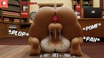 anal anal_penetration anthro anus big_butt bottomless bottomless_anthro bottomless_male brown_body brown_fur butt clothed clothing duo floor from_front_position fur interspecies male male/male mating_press motion_blur motion_lines on_ground penetration penile penile_penetration pink_anus rear_view sex size_difference sound_effects tail text thick_thighs white_body white_fur wood wood_floor camseven sam_and_max max_(sam_and_max) samuel_dog canid canine canis domestic_dog lagomorph leporid mammal rabbit 16:9 2023 3d_(artwork) digital_media_(artwork) hi_res widescreen