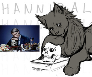 alternate_species bone book cheekbones feral feralized fluffy fur furrification male paws pointy_ears prick_ears simple_background skull solo text white_background dreamscreep hannibal_(series) hannibal_lecter domestic_cat felid feline felis maine_coon mammal digital_media_(artwork) hi_res monochrome procreate_(artwork) reference_image sketch