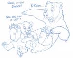 age_difference balls bear brother_bear cobalthusky cub disney gay kenai koda male penis uncut young
Rating: Explicit
Score: 3
User: Pokelova
Date: March 16, 2014