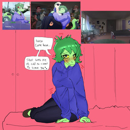 accessory anthro anthro_focus bald bed bedroom big_breasts black_bottomwear black_clothing black_pants blush bottomwear breasts carrying_another clothed clothed_anthro clothed_female clothed_human clothed_male clothing cutaway dialogue female female_focus fingers flower flower_in_hair footwear furniture green_body green_hair grey_eyes group hair hair_accessory heart_symbol hoodie human_on_anthro humanoid_hands inside interspecies inviting male medium_hair non-mammal_breasts on_bed outside pants plant plantigrade purple_clothing purple_hoodie purple_topwear screencap shoes sitting solo_focus talking_to_viewer text topwear yellow_sclera lugerhk cavemanon_studios i_wani_hug_that_gator damien_payne inco_(iwhtg) olivia_halford randy_payne sophia_payne vincent_payne baryonyx dilophosaurid dilophosaurus dinosaur human hybrid mammal prehistoric_species reptile saurischian scalie spinosaurid spinosaurus theropod 1:1 absurd_res colored english_text hi_res shaded father_(lore) father_and_child_(lore) father_and_son_(lore) mother_(lore) mother_and_child_(lore) mother_and_son_(lore) parent_(lore) parent_and_child_(lore) parent_and_son_(lore) son_(lore)