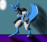 4_ears anthro blue_body blue_fur fur hair long_ears machine male messenger_bag multi_ear nuclear_bomb short_hair shoulder_bag slim solo submarine vehicle watercraft valorious_graham lumaria_utari protogen hi_res