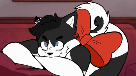 anthro big_butt butt fur hair male nude simple_background smile solo tail wiggle xnayako ace_macleason canid canine canis domestic_dog husky mammal nordic_sled_dog spitz 16:9 2d_animation animated digital_media_(artwork) widescreen