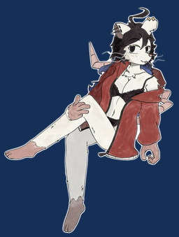 anthro bra breasts chest_tuft cleavage clothed clothing exposed_shoulder female female_anthro freckled_face freckles hair lace long_hair makeup screw solo th3redstone tuft underwear minna_(cosmic_logem) mammal murid murine rat rodent alpha_channel hi_res line_art