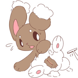 2016 anus buneary crepix female feral lagomorph mammal nintendo open_mouth pawpads pokémon pussy rabbit razor shaving shocked simple_background solo spread_legs spreading sweat video_games

Rating: Explicit
Score: 5
User: evilfudge
Date: March 19, 2016