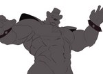 abs anthro fur machine male muscular muscular_male pecs solo fongu five_nights_at_freddy's five_nights_at_freddy's:_security_breach scottgames steel_wool_studios glamrock_freddy animatronic bear mammal robot absurd_res hi_res