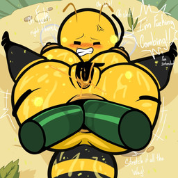 2_antennae 4_arms anal anal_juice_on_penis anal_penetration announcing_orgasm antennae_(anatomy) anthro anthro_focus anus areola big_areola big_breasts big_butt big_penis black_arms black_eyes black_legs blush blush_lines bodily_fluids breasts butt clenched_teeth clitoris cross-popping_vein day dialogue directional_arrow dirt disembodied_penis double_anal double_penetration erection exclamation_point female female_anthro female_focus female_penetrated fingering fingering_self first_person_view flavored_pussy_juice flower food from_front_position fur genital_fluids genitals glistening glistening_areola glistening_butt glistening_genitalia glistening_vulva grass green_grass green_penis group half-closed_eyes honey_(food) honey_pussy_juice huge_butt huge_thighs humanoid_genitalia humanoid_vulva insect_wings interspecies lying male male/female male_penetrating male_penetrating_anthro male_penetrating_female male_pov masturbating_while_penetrated masturbation multi_arm multi_limb narrowed_eyes nipples on_back on_ground orange_antennae orange_anus orange_areola orange_blush orange_clitoris orange_nipples orange_vulva outside penetrating_pov penetration penile penile_penetration penis penis_in_ass penis_touching plant pollen profanity rock sex solo_focus spread_butt spread_legs spreading stinger teeth text thick_thighs translucent translucent_wings trio unusual_bodily_fluids unusual_genital_fluids unusual_vaginal_fluids vaginal vaginal_fingering vaginal_fluids vulva white_arrow white_text wide_hipped_anthro wide_hipped_female wide_hips wings yellow_body yellow_breasts yellow_butt yellow_fur japansadface cyanide_and_happiness arthropod bee elemental_creature flora_fauna flower_creature hymenopteran insect 1:1 2025 digital_media_(artwork) english_text hi_res