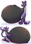 anthro belly big_belly huge_belly hyper hyper_belly inflation male plushie solo toy zipper zipper_pull_tab freddymartin absurd_res digital_media_(artwork) hi_res