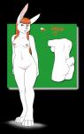 anthro areola breasts brown_eyes buckteeth butt color_swatch female front_view fur genitals hair looking_at_viewer nipples pink_nose pussy rear_view red_hair simple_background solo standing teeth torso_shot white_body white_fur os lagomorph leporid mammal rabbit 2017 alpha_channel digital_media_(artwork) full-length_portrait hi_res portrait