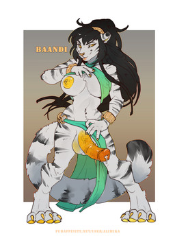 4_toes animal_genitalia animal_penis anthro areola balls big_balls big_breasts big_feet big_penis biped black_body black_fur black_hair bodily_fluids bottomwear bracelet breasts clothing cum dreadlocks equine_genitalia equine_penis erection feet fur genital_fluids genitals gynomorph hair intersex jewelry leucistic loincloth looking_at_viewer mismatched_animal_penis mismatched_genitalia mismatched_penis navel navel_piercing nipples one_breast_out open_mouth penis piercing precum simple_background smile solo striped_body striped_fur stripes toes vein veiny_penis white_body white_fur yellow_eyes yellow_penis xenoguardian baandi_(illiashepard) felid mammal pantherine tiger 2017 digital_drawing_(artwork) digital_media_(artwork) hi_res