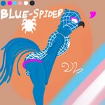 anthro bent_over biped blue_body bulge clothing emblem feathers femboy heart_symbol lgbt_pride male male_anthro mask pallet pride_colors raised_tail side_view simple_background solo superhero tail tail_feathers tight_clothing transgender_pride_colors wearing_mask wings veiled_lioness marvel spider-man_(series) fan_character avian bird cockatiel cockatoo hybrid macaw neotropical_parrot parrot spix's_macaw true_parrot 1:1 digital_media_(artwork) digital_painting_(artwork) hi_res model_sheet painting_(artwork) signature trans_(lore)