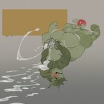 animal_genitalia anthro balls big_balls big_penis big_sheath blush bodily_fluids cum cum_on_ground desperation ejaculation excessive_cum excessive_genital_fluids eyes_closed genital_fluids genitals grey_background huge_balls huge_penis huge_sheath hyper hyper_balls hyper_genitalia hyper_penis hyper_sheath lipsticking lying male masturbation nude_anthro nude_male on_back orange_background penile penile_masturbation penis sheath simple_background solo blushing_yokai asian_mythology east_asian_mythology japanese_mythology mythology tobias_weatherby yokai 1:1