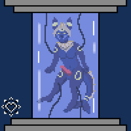 animated_gif anthro blinking bodily_fluids breasts cum cum_drip dripping female gender_transformation genital_fluids genital_transformation genitals hair height_reduction male mtf_transformation nipples penis pokemorph species_transformation tail transformation tube vulva jazovyx nintendo pokemon eeveelution generation_4_pokemon glaceon hybrid pokemon_(species) 1:1 animated digital_media_(artwork) low_res pixel_(artwork) pixel_animation short_playtime