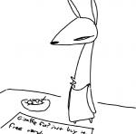 anthro avo_(weaver) black_and_white canid canine canis digital_media_(artwork) disney doll english_text fan_character female humor jackal mammal monochrome pack_street sign simple_background solo text the_weaver white_background zootopia