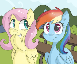 blue_fur cute cutie_mark equine female fluttershy_(mlp) friendship_is_magic fur hair hi_res mammal multi-colored_hair my_little_pony outside pegasus pink_hair purple_eyes rainbow_dash_(mlp) rainbow_hair smile tongue wings wizardglitter
Rating: Safe
Score: 8
User: Lunaz
Date: April 11, 2014