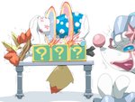 ambiguous_gender bound circular_saw disembodied_hand duo inner_ear_fluff lipstick makeup tuft dlrowdog nintendo pokemon braixen canid canine generation_6_pokemon generation_7_pokemon mammal marine pinniped pokemon_(species) primarina seal 4:3