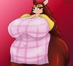 anthro apron apron_only belly big_belly big_breasts big_butt breasts butt clothing female freckles gloves handwear huge_belly huge_breasts huge_butt hyper hyper_breasts looking_at_viewer morbidly_obese morbidly_obese_anthro morbidly_obese_female narrowed_eyes obese obese_anthro obese_female overweight overweight_anthro overweight_female quills_(anatomy) solo thick_thighs m4n animal_crossing nintendo sable_able eulipotyphlan hedgehog mammal absurd_res hi_res