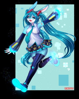 accessory alternate_species alternative_fashion anthro armwear blue_body blue_eyes blue_fur blue_hair breasts clothing cyberpop electronics female footwear fur furrification hair hair_accessory hair_ribbon headgear headphones headset j-fashion legwear long_hair necktie open_mouth open_smile pigtails ribbons shirt shoes sleeveless_shirt small_breasts smile solo thigh_highs topwear twintails_(hairstyle) walking ignitus_(artist) vocaloid hatsune_miku lagomorph leporid mammal rabbit 2021 digital_media_(artwork) hi_res ibispaint_(artwork)