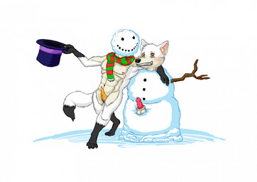 anthro countershade_torso countershading detachable detachable_head detachable_penis duo gloves_(marking) head_swap headless headswap male markings modular halfnhowl hi_res