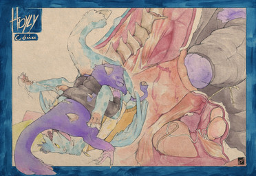 3_toes 4_fingers 4_toes ahegao anal anal_fisting anal_orgasm anal_penetration animal_genitalia animal_penis anisodactyl anus arm_spikes avian_feet balls beak big_penis biped bipedal_feral black_clothing black_hoodie black_topwear bladder blue_body blue_border blue_feathers blue_fur bodily_fluids border bottomless claws clothed clothing collared_shirt countershade_fur countershade_tail countershading cross_section cum cum_drip cum_strand cum_string cum_while_penetrated cumshot cutaway cute_fangs digitigrade dress_shirt dripping duo ejaculation eye_roll eyes_closed eyestalks fangs feathered_wings feathers feet feral finger_claws fingerless_(marking) fingers fisting fucked_silly fur genital_fluids genitals golden_shower hand_under_clothing hands-free head_tuft hoodie horn internal involuntary_orgasm leg_grab logo long_sleeves looking_pleasured male male/male male_penetrated male_penetrating male_penetrating_male markings monotone_background multi_horn multicolored_body multicolored_fur neck_tuft nude open_mouth organs orgasm orgasm_face partially_clothed pawpads paws peeing peeing_on_clothing peeing_while_penetrated penetration penile_spines penis penis_size_difference pillow pink_anus pink_pawpads pink_penis proboscis_(anatomy) proboscis_grab prostate prostate_stimulation puffy_anus purple_body purple_feathers saliva saliva_string semi-anthro sex sharp_teeth shirt shoulder_spikes simple_background spikes spikes_(anatomy) spine spots spotted_body spotted_fur sweater sweater_vest tail tail_feathers tapering_penis teeth text toe_claws toeless_(marking) toes topwear trunk_(anatomy) tuft two_tone_body two_tone_fur upside_down urethra urine urine_on_clothing urine_stream vas_deferens vest watersports wet wet_clothing white_background white_balls white_body white_clothing white_fur white_shirt white_topwear wings yellow_clothing yellow_eyes yellow_sweater yellow_topwear hdyly electronic_arts maxis_(ea) mythology spore_(game) ezra_(nekoisopods) odin_(nekoisopods) aegiri alien avian dragon furred_dragon furred_scalie mammal mythological_creature mythological_scalie proboscidean scalie ymirei 2026 artist_logo artist_name digital_drawing_(artwork) digital_media_(artwork) digital_painting_(artwork) hi_res painting_(artwork) signature watermark nonbinary_(lore)
