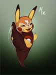 anthro camel_toe clothing cosplay_pikachu_(costume) female fur leg_in_air mask solo sports_mask sportswear tiptoes wrestling_mask yellow_body yellow_fur truemew nintendo pokemon pikachu_libre generation_1_pokemon pikachu pokemon_(species) 2025