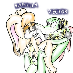 anthro anthro_on_anthro anus balls barefoot breast_grab breasts butt duo electronics erection feet female female_penetrated from_front_position genitals half-closed_eyes hand_on_breast headphones interspecies male male/female male_penetrating male_penetrating_female mastery_position mature_anthro mature_female mostly_nude narrowed_eyes nipples nude on_lap on_top penetration penile penile_penetration penis penis_in_vagina rear_view seductive sex simple_background sitting sitting_on_lap straddling tail vaginal vaginal_penetration vulva white_background modeseven sega sonic_the_hedgehog_(series) vanilla_the_rabbit vector_the_crocodile crocodile crocodilian lagomorph leporid mammal rabbit reptile scalie 1:1
