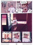 anthro athletic_wear curled_tail dialogue ear_piercing female gym horn male obese obese_anthro obese_male overweight overweight_anthro overweight_male piercing speech_bubble tail text thought_bubble vending_machine worried_look mikrogoat basil_(mikrogoat) ruby_(mikrogoat) deer domestic_pig hybrid lagomorph leporid mammal rabbit suid suine sus_(pig) comic english_text hi_res url
