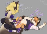 abdominal_bulge anal anal_orgasm anal_penetration anthro arched_back biped black_body black_ears black_fur black_nose blonde_hair bodily_fluids bra bracelet breasts buckle chest_tuft claws clothed clothing collar cum cum_in_ass cum_inside cum_while_penetrated cumshot duo ejaculation erection eyeliner fangs femboy finger_claws fingerpads fishnet_clothing fishnet_topwear footwear foreskin fur genital_fluids genitals glans grey_background gynomorph gynomorph/male gynomorph_penetrating gynomorph_penetrating_male hair hands-free internal intersex intersex/male intersex_penetrating intersex_penetrating_male jacket jewelry kneeling legwear letterman_jacket looking_pleasured lying makeup male male_penetrated mascara moan motion_lines motion_outline navel nipple_outline on_back onomatopoeia open_mouth orange_body orange_fur orange_hair orgasm pawpads penetration penile penile_penetration penis penis_poking_out purple_clothing purple_glans purple_penis purple_thong purple_underwear raised_clothing raised_shirt raised_topwear saint_position sex shaking shirt shoes simple_background simultaneous_orgasms sneakers sound_effects sports_bra tan_body tan_fur teeth text thigh_highs thong thong_down throbbing throbbing_penis tongue topwear tremble_spikes tuft underwear white_body white_claws white_fur x-ray_view yellow_pawpads yellow_penis yellow_tongue roonefox roone_(rvnatics) canid canine domestic_cat felid feline felis fox mammal siamese 2024 absurd_res digital_media_(artwork) hi_res shaded watermark
