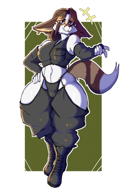 anthro armwear boots bulge clothing countershading ear_piercing ear_ring elbow_gloves exposed_hips eye_through_hair eyebrow_through_hair eyebrows facial_markings fingerless_gloves footwear fur gesture gloves gold_(metal) hair hand_gesture hand_on_hip handwear head_markings legwear long_hair looking_at_viewer male markings navel outline piercing pointing pointing_at_viewer ring_piercing shoes simple_background slim_male smile smiling_at_viewer smirk smirking_at_viewer snout snout_markings solo stockings tail tail_tuft thick_thighs thong translucent translucent_hair tuft underwear white_body white_fur white_outline wide_hips yellow_eyes pokebraix travis_(bonzi) canid canine fox mammal marble_fox red_fox true_fox hi_res shaded
