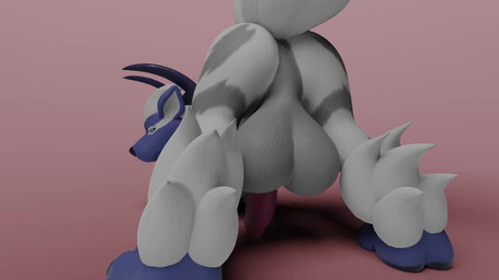 animal_genitalia animal_penis balls big_balls big_penis canine_genitalia canine_penis feral genitals huge_balls huge_penis hyper hyper_balls hyper_genitalia looking_at_viewer looking_back male penis simple_background solo ultrayanto nintendo pokemon arumous fan_character absol arcanine generation_1_pokemon generation_3_pokemon hybrid pokemon_(species) 16:9 3d_(artwork) 3d_animation animated digital_media_(artwork) no_sound short_playtime video widescreen