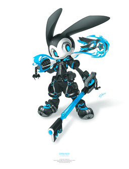 alternative_fashion animal_ears anthro belt black_body black_fur blue_eyes bottomwear chinese_commentary clothed clothing commentary dual_wielding english_commentary footwear fur gloves handwear holding_object holding_weapon hood hoodie keyblade male melee_weapon pants pockets rabbit_ears shirt shoes short_sleeves simple_background smile solo standing star_(symbol) topwear tsurime v-shaped_eyebrows weapon white_background zipper tyson_tan disney epic_mickey kingdom_hearts square_enix mickey_mouse oswald_the_lucky_rabbit lagomorph leporid mammal rabbit 2010 absurd_res adobe_photoshop_(artwork) crossover digital_media_(artwork) full-length_portrait hi_res portrait