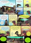 absurd_res comic dialogue dinosaur dragon dragonscape drekir dromaeosaurid duo english_text extinct female feral flute hi_res hiker_(thepatchedragon) male music musical_instrument mythological_creature mythological_scalie mythology post-apocalyptic prehistoric_species reptile rick_(thepatchedragon) ruins scalie shrine text thepatchedragon theropod tribal tribal_clothing wind_instrument woodwind_instrument