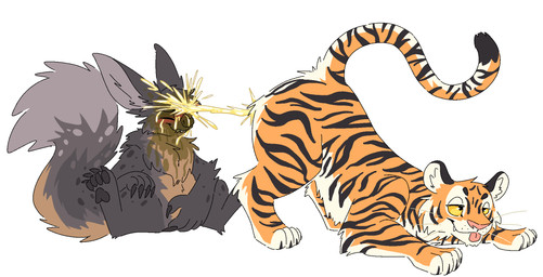 ambiguous_gender anthro big_butt bodily_fluids butt dipstick_tail duo feral fur genital_fluids hair markings masturbation nude pawpads paws pee_on_face peeing peeing_on_another simple_background smile tail tail_markings tongue tongue_out urine urine_stream watersports white_background kibblekritterz korwin felid mammal pantherine tiger hi_res