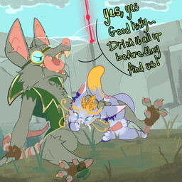 anal animal_genitalia animal_penis bodily_fluids cum feline_genitalia feline_penis genital_fluids genitals oral penile_spines penis bunzillaking league_of_legends riot_games tencent twitch_(lol) yuumi yuumi_(lol) domestic_cat felid feline felis mammal murid murine rat rodent twitch_(disambiguation) absurd_res hi_res