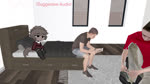 anthro bedding bedroom blanket book clothing dialogue female footwear group hair legwear male pillow reading short_hair sitting socks suggestive suggestive_audio sweater thigh_highs topwear trio someone gacha_life canid canine canis domestic_dog human mammal 16:9 2d_animation 3d_(artwork) animated digital_media_(artwork) hi_res meme mixed_media short_playtime sound webm widescreen