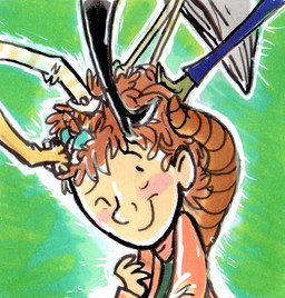 anthro brown_hair female group hair headpat male frankilew disney james_and_the_giant_peach roald_dahl james_h._trotter miss_spider mr._centipede mr._earthworm mr._grasshopper mrs._ladybug annelid arachnid arthropod beetle centipede cucujoid earthworm grasshopper human insect ladybug mammal myriapod orthopterid spider worm 2016 traditional_media_(artwork)