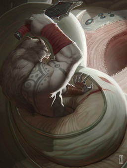 ambiguous_gender angry armband armor attack battle biceps big_muscles blood bodily_fluids bracers claws clothed clothing duo ears_down fangs fight fur grey_body grey_fur holding_object holding_weapon knife leather looking_down macro multi_eye muscular no_pupils open_mouth pivoted_ears raised_arm rear_view sharp_teeth size_difference small_eyes tattoo teeth topless weapon wounded yellow_eyes ivar_osorio mythology werewolf_the_apocalypse white_wolf_publishing world_of_darkness_(series) canid canine canis garou_(world_of_darkness) mammal monster mythological_canine mythological_creature unknown_species werecanid werecanine werecreature werewolf wolf 2015 detailed digital_media_(artwork)
