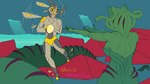 apode battle duo legless machine macro serpentine zentai artxcid emikochan draconcopode kaiju naga reptile robot scalie snake 16:9 artist_collaboration hi_res widescreen