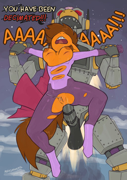 5_fingers anal anal_orgasm anal_penetration anthro anthro_on_anthro anthro_penetrated anthro_penetrating anthro_penetrating_anthro areola balls biped black_balls bodily_fluids bodysuit bouncing_breasts braces breasts brown_areola brown_hair brown_nipples brown_tail cape clothed clothed_anthro clothed_female clothed_sex clothing cloud cut_(wound) defeat_sex defeated defeated_heroine dialogue duo ejaculation erection exposed_breasts female female_anthro female_orgasm female_penetrated female_raped fingers flying footwear forced forced_anal forced_orgasm from_behind_position furgonomic_footwear furgonomics genital_fluids genitals gloves grey_body hair hands-free handwear hooves humanoid_genitalia humanoid_hands humanoid_penis humanoid_vulva larger_male long_tail machine male male/female male_anthro male_penetrating male_penetrating_female male_rape male_raping_female medium_breasts metal metallic_body midair motion_lines nipples one_sided_climax open_mouth orange_body orange_text orgasm orgasm_face outside outside_sex partially_clothed partially_clothed_anthro partially_clothed_female penetration penile penile_penetration penis penis_in_ass pink_cape pink_clothing purple_bodysuit purple_clothing purple_footwear purple_gloves purple_handwear purple_skinsuit rape red_eyes red_text restrained ryona screaming sex sharp_teeth size_difference skinsuit sky small_waist smaller_female smaller_penetrated star starry_sky superhero supervillain tail talking_to_another talking_to_partner teeth text tight_clothing torn_bodysuit torn_clothing torn_skinsuit unguligrade unguligrade_footwear vaginal_fluids vaginal_squirting vaginal_squirting_while_penetrated vulva white_text wounded wrist_grab marsminer hasbro my_little_pony nickelodeon the_adventures_of_jimmy_neutron:_boy_genius goddard venus_spring equid equine horse mammal pony robot robot_anthro 2026 artist_name dated english_description english_text hi_res