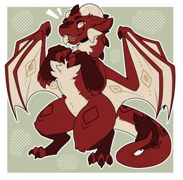 feet feral fur hindpaw horn male paws solo wings mythology brulee_(y11) scarf_(scafen) dragon furred_dragon furred_scalie mythological_creature mythological_scalie scalie hi_res nonbinary_(lore)