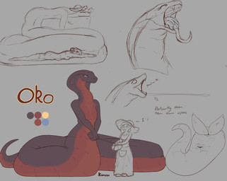 2_penises animal_genitalia animal_penis anthro anthro_pred anus apode bodily_fluids bubble clothing fangs female female_human female_prey fully_inside genitals hat headgear headwear hemipenes human_prey larger_anthro larger_male legless male male/female male_anthro male_pred mouth_shot multi_genitalia multi_penis open_mouth oral_vore penis serpentine size_difference sleeping smaller_female smaller_human snot snot_bubble solo swallowing teeth tongue tongue_out vore karasu(karasustash) oko(karasu) draconcopode human humanoid mammal naga hi_res model_sheet